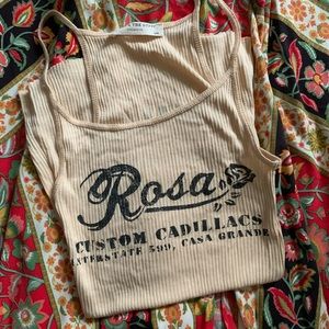 Spell Gypsy Lolita Campfire Maxi skirt S & Spell Rosa Tank top XXS